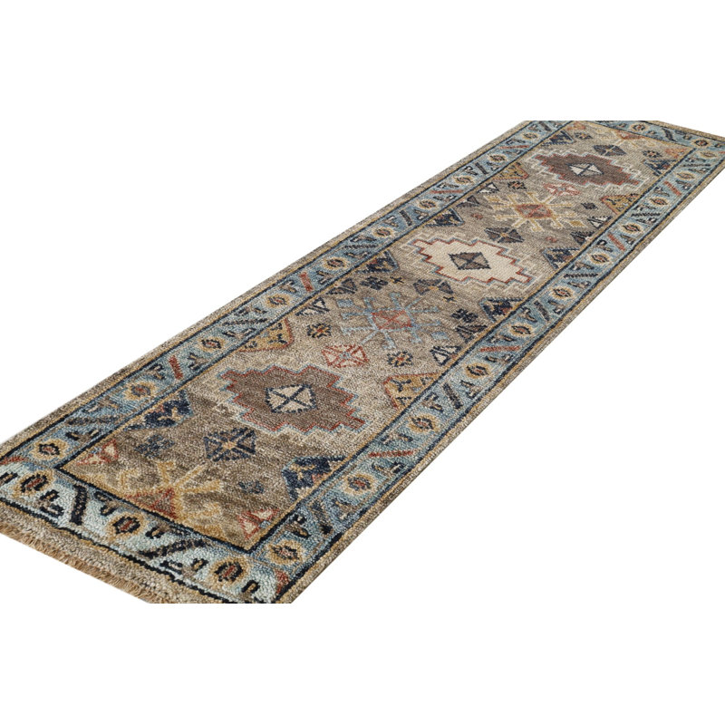 Oriental Area Rug in Gray