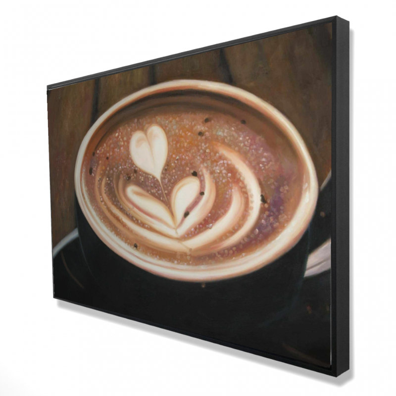 "Cappuccino artistique" sur toile