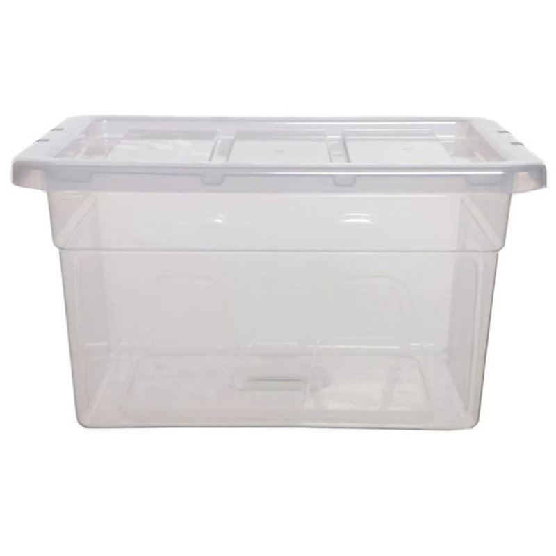 Whitefurze Plastic Storage Tub & Tote, 22L