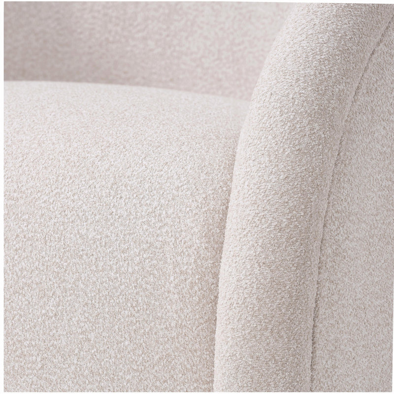 Chaise pivotante Sabbo Beige Boucle