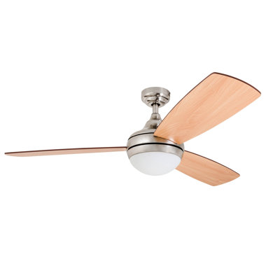Bruening 52'' Ceiling Fan with Light Kit