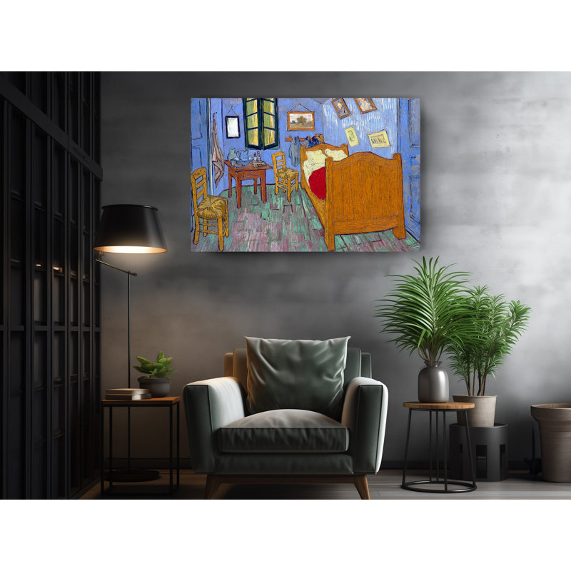 Reproduction d'art de la chambre à coucher de Vincent Van Gogh, Arles, H 40 po x l 60 po