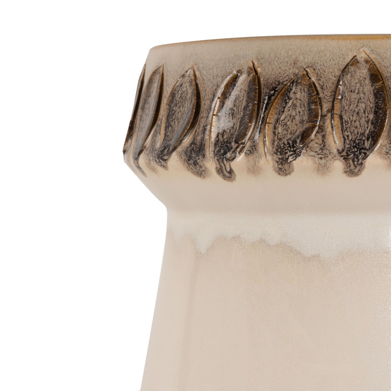 Vera Ceramic Table Vase, Small, 7" H x 5.5" W x 5.5" D