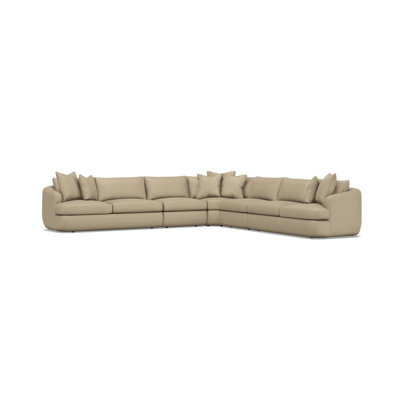 Jules Fabric 5 Pc Sectional