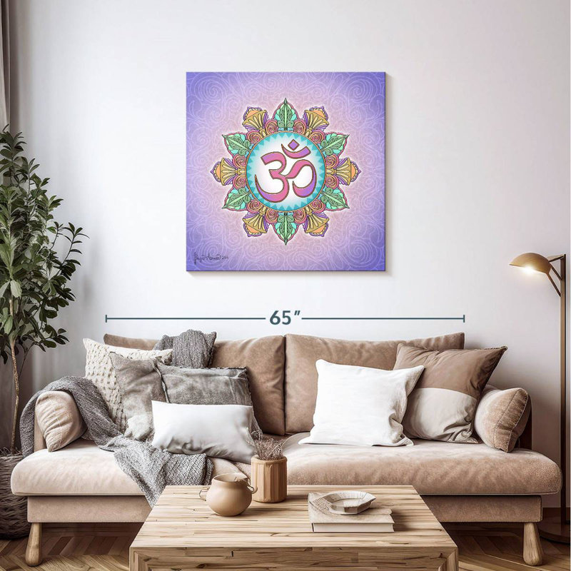 Pastel Om Mandala