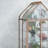 Kahlow Distressed Metal and Acrylic China Cabinet