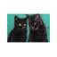 Two Black Cats by Michael Creese - Wrapped Canvas Painting-461409879