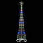  LED Christmas Tree 70 x 70 x 250 cm Metal-868654126