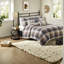 Ensemble de literie de style campagnard, très grand en polyester, style chalet confortable