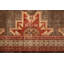 Distressed Classic Beige Brown Red Rug Medallion Pattern-1976919904