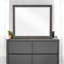 Espresso Finish Mirror