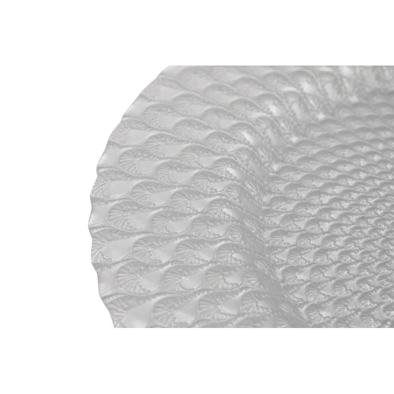 Assiette plate Heilman, Blanc