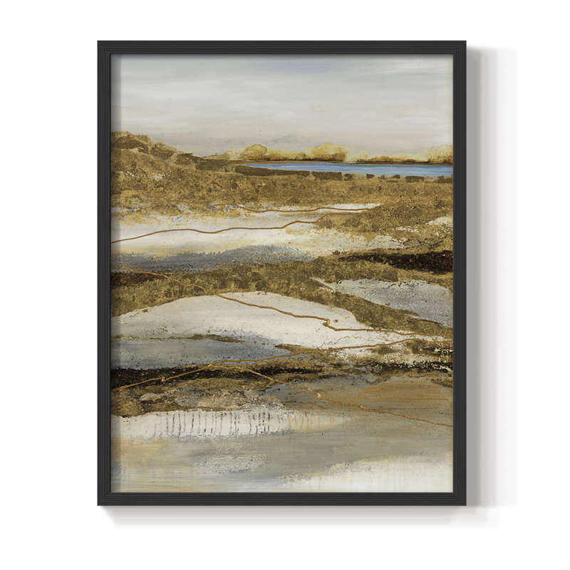 «Let Go Over There», reproduction encadrée - bois massif, Noir, H 20 po x l 16 po