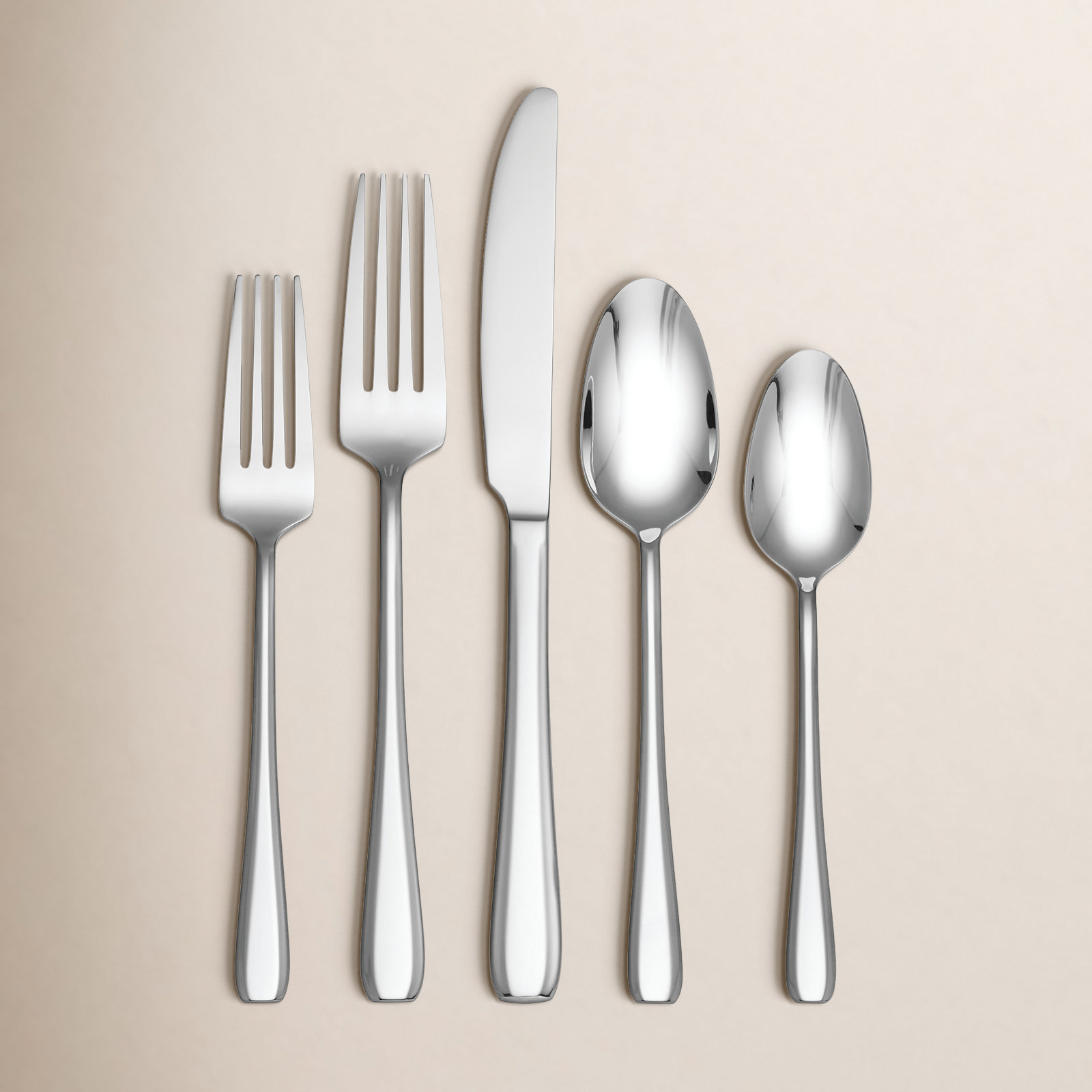 Oneida Waverly 20 Piece Everyday Flatware Set & Reviews | Birch Lane