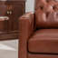 Fauteuil pivotant en cuir véritable Azib-1411745282