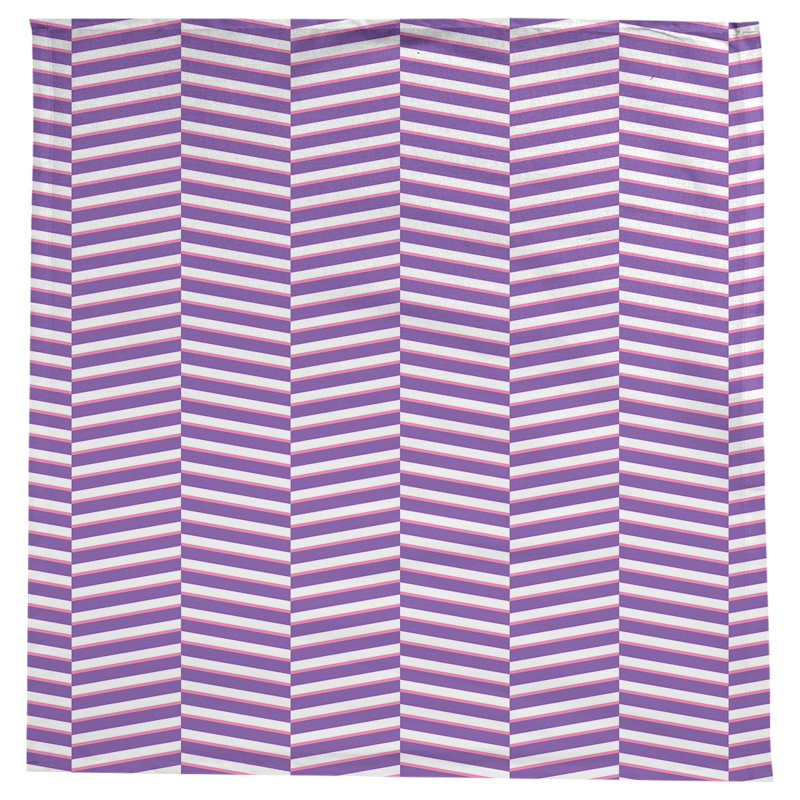Rayures fracturées Nappe, Mauve / Rose