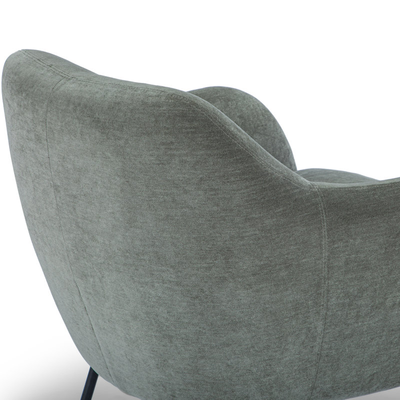 Fauteuil d'appoint Martina, Vert