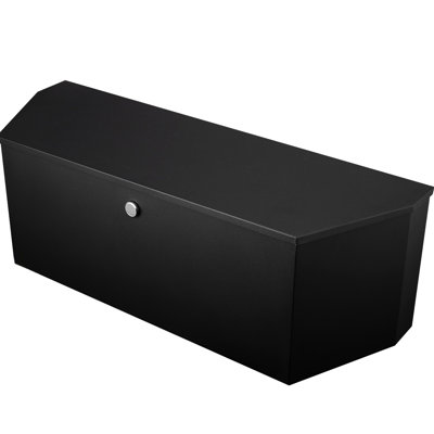 36"X12"X12" Trailer Tongue Box, Iron Tool Storage For Utility Trailer, Heavy Duty, Weather , Over - Lapping Door Duty Storage, Carbon Steel Box Rv And Pickup, Locked, Design