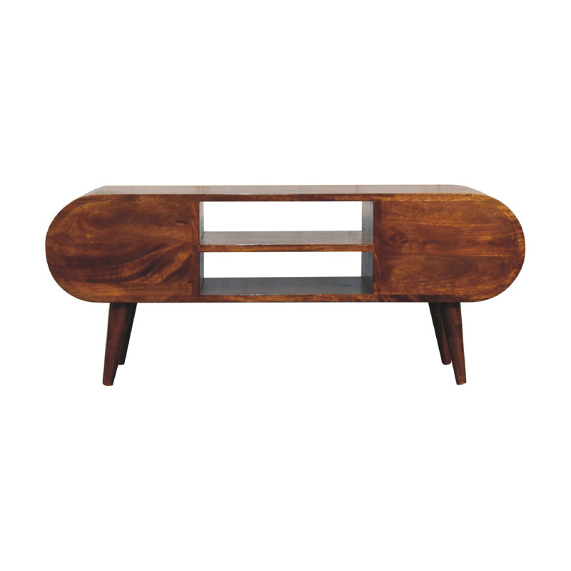 Chestnut Circular Media Unit
