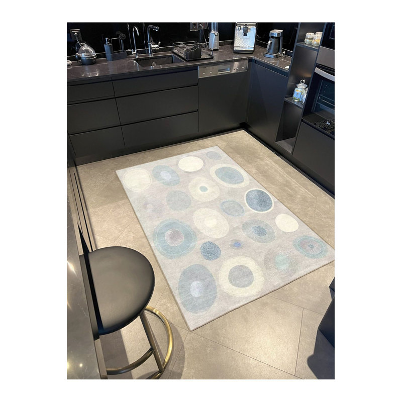 Tapis décoratif à motif pastel Pebble, Rectangle 4 pi 7 po x 6 pi 7 po