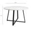 Addalee Round Metal Base Dining Table-922088237