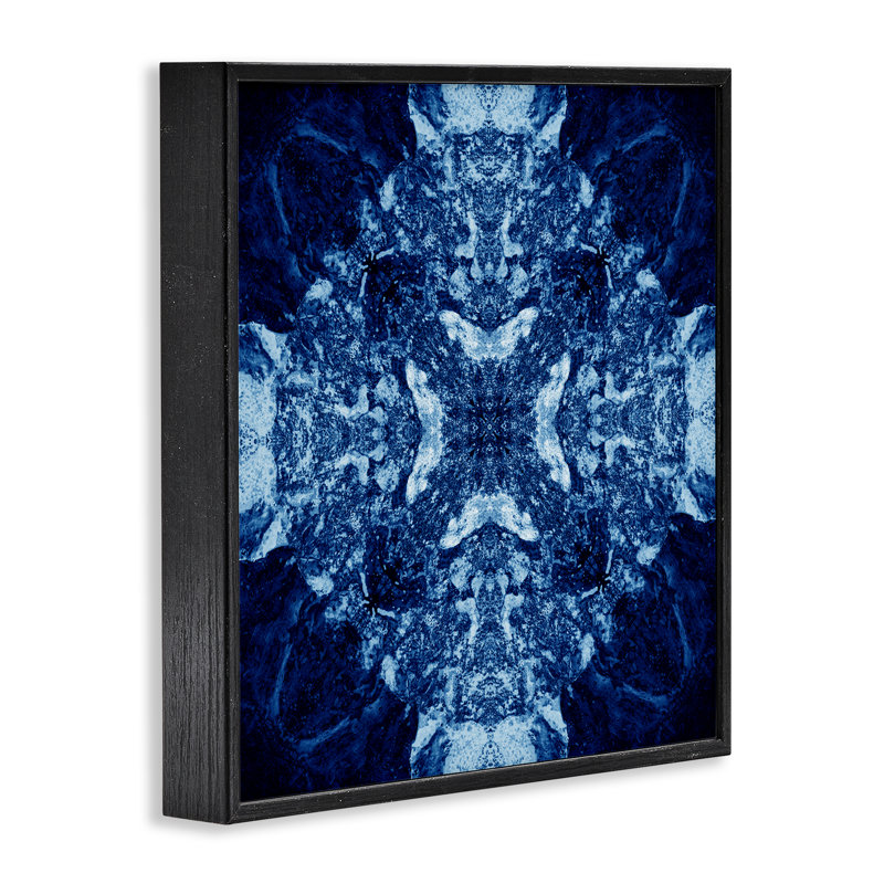 «Giclee Art» par El Perkin, H 24 po x l 24 po, Giclée encadrée noir minuit