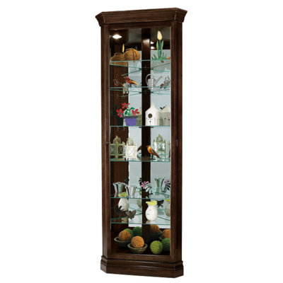 Dustin Lighted Curio Cabinet