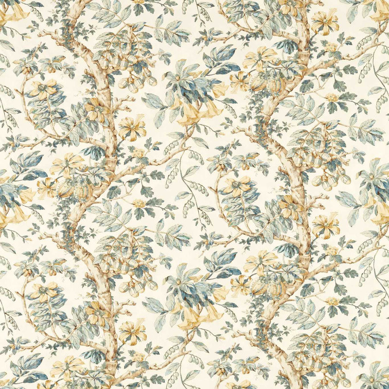 Coromandel Fabric, Stockholm Blue
