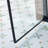 Pivot Single Swing Shower Door, 30-31.5"W X 75"H, Matte Black Aluminium Alloy, 1/4" (6Mm) Tempered Clear Glass
