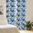 Geometric Patchwork Semi-Sheer Rod Pocket Sliding Panel-45201646