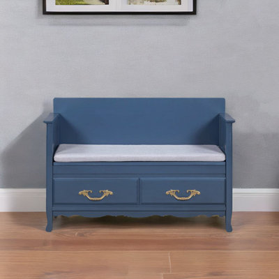 Banc à chaussures avec coussin amovible