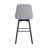 Orfield Modern Swivel Counter or Bar Height Upholstered Armless Bar Stool with Footrest in Wood-278007332-281107466-279282122