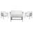 Alderico Acacia 5 - Person Patio Conversation Set with Cushions