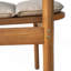 Chaise de salle à manger avec coussin Meja, ensemble de 2