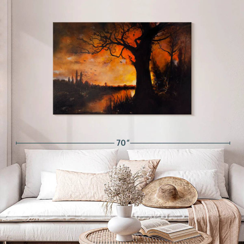 Paysage d'Halloween Alvord, H 30 po x l 45 po