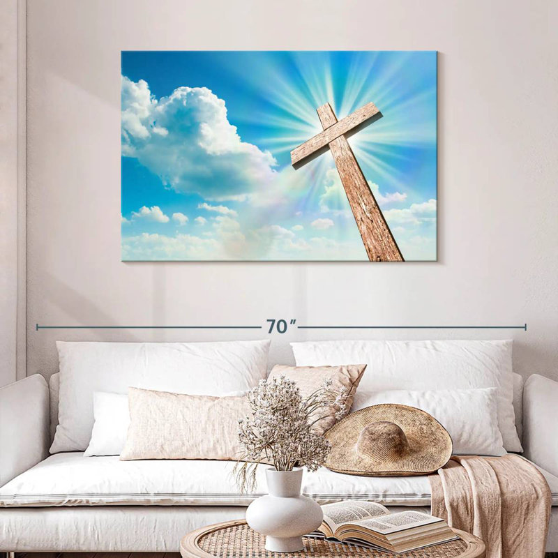 Adella Large Cross, 30" H x 45" W