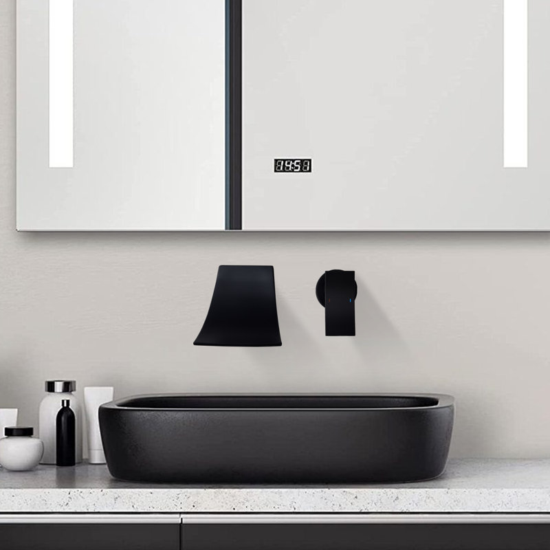 Single-handle Bathroom Faucet, Matte Black