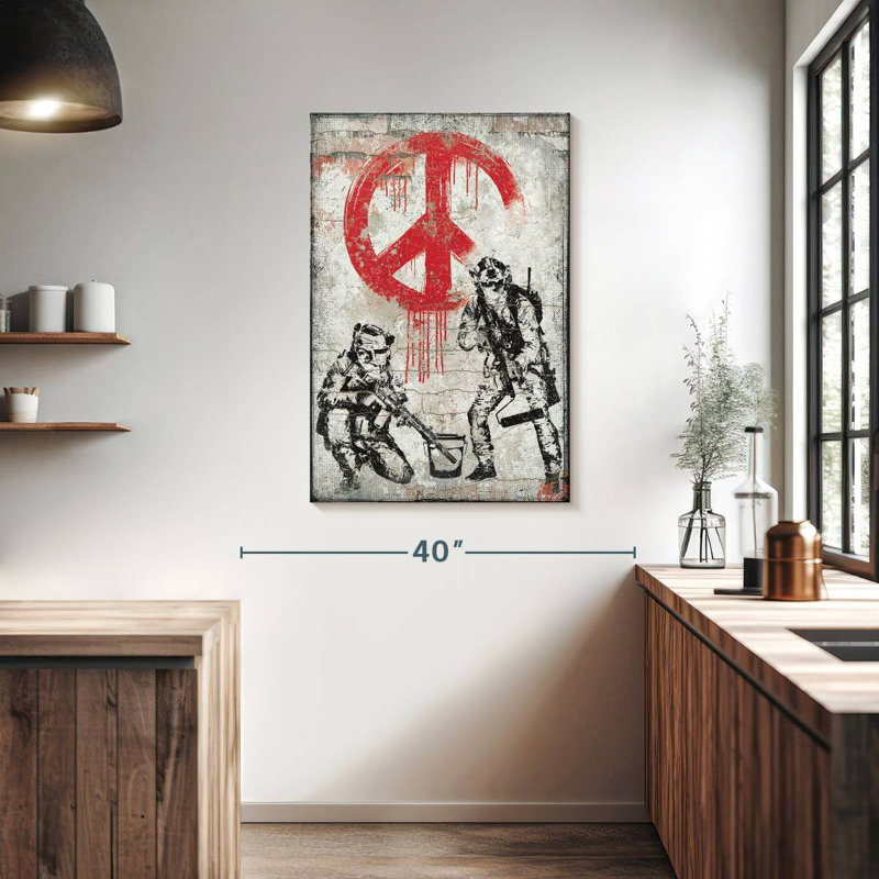 War And Peace, 39" H x 26" W
