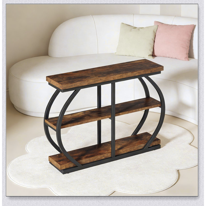 Grande table de rangement pour hall d'entrée et console