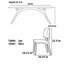 Table rectangulaire style nordique blanc crème-102484717
