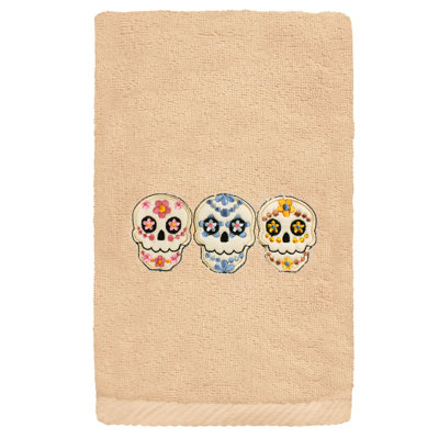  Débarbouillette en coton Skulls