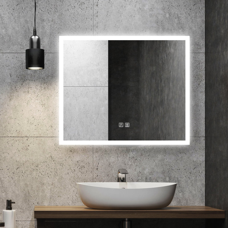Naliyah Flat Wall Mirror, 36" x 30"