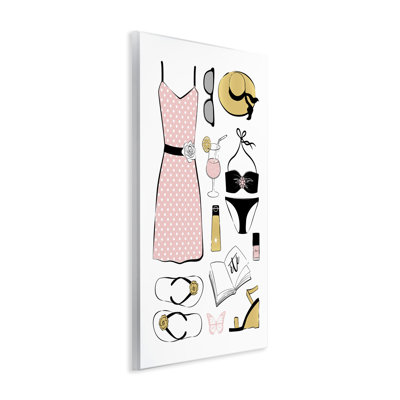 Plaque murale Summer Vibes Nessities, design par Martina Pavlova