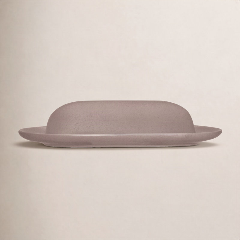 Colorwave Butter Dish, 8.5'' W X 2.25'' H, Clay