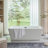 67" x 32" Freestanding Soaking Acrylic Bathtub-84448299