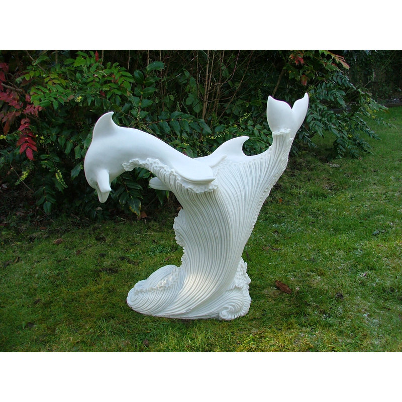  Dolphins Leaping Statue