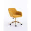 Fauteuil de bureau rotatif à hauteur réglable en tissu avec nouilles modernes en métal Modern-1325333568