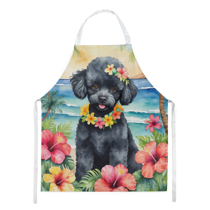 Tablier noir caniche Luau