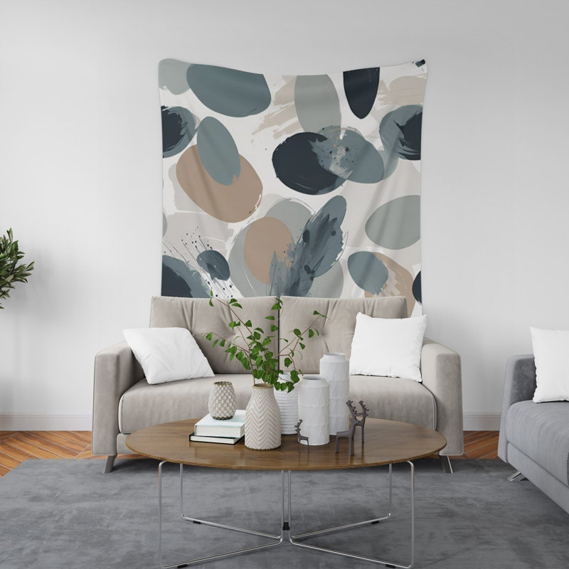 Tapisserie murale, H 60 po x l 51 po x P 0,5 po
