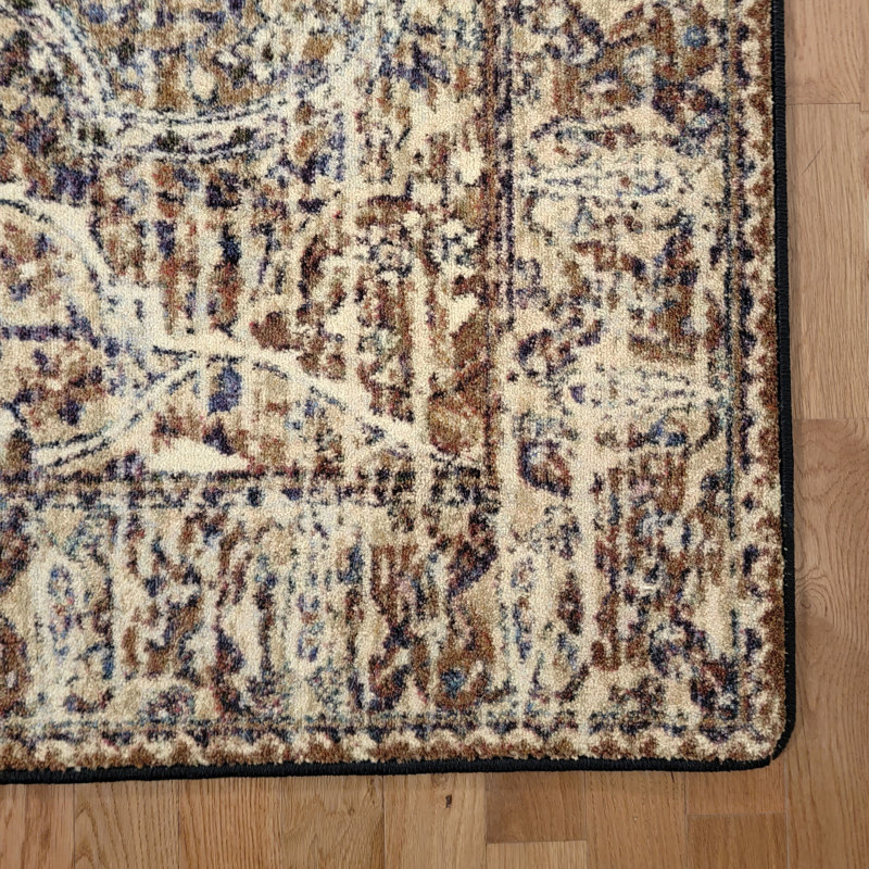 Mirtha Premium EnduraStran Nylon Distressed Rug, Runner 2'1" x 7'8"
